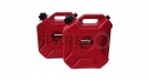 For Royal Enfield New Himalayan 450 RH-LH Red Jerry Can Pair with Mount - SPAREZO